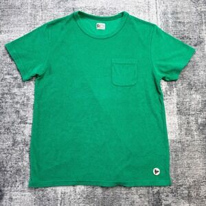 Felco Shirt Mens Large Green Terry Cloth Towel T-Shirt Outlandish Trading Co